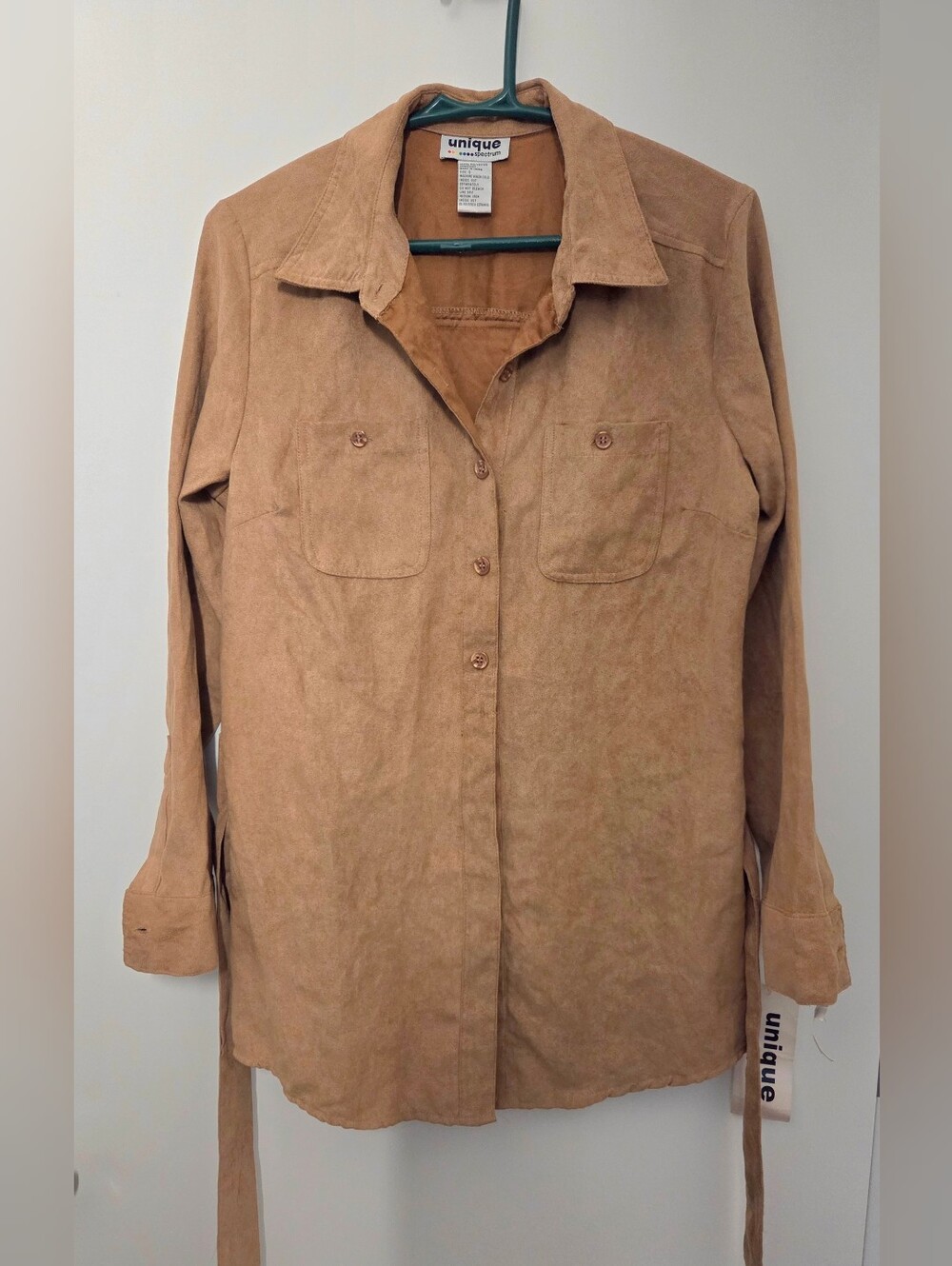 NWT!! Suede Shirt